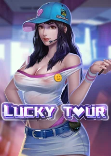 Imagem do jogo de Slots Lucky Tour, com símbolos coloridos e animações vibrantes que prometem uma experiência de jogo emocionante e envolvente.