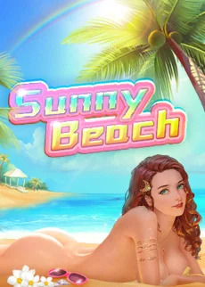 Imagem do jogo de Slots Sunny Beach, mostrando gráficos vibrantes com uma temática de praia ensolarada, símbolos refrescantes e uma interface interativa.